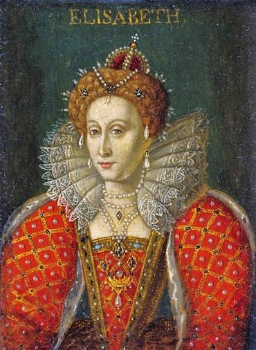Late 1500's Queen Elizabeth I (1533-1603) Miniature Elisabeth