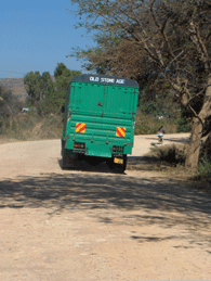The Old Stone Age water truck in Iringa