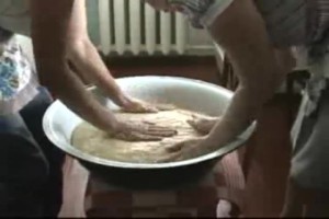 After the mixing is finished, the dough usually takes up to 1 hour to rise.