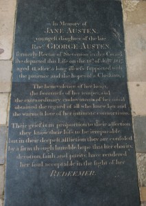 Jane Austen's gravestone